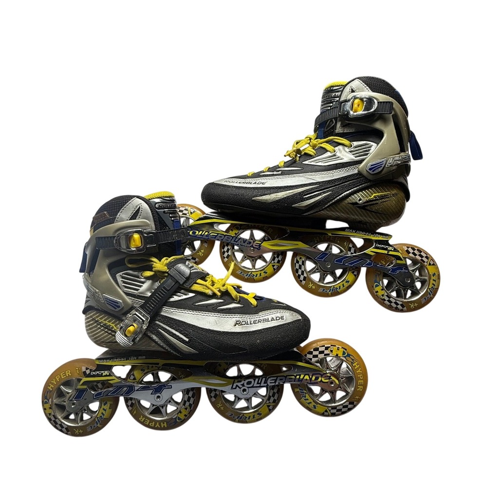 Rollerblade Speed Inline Skates Hyper Wheels 100mm Size EU 41 US Men's 8.5